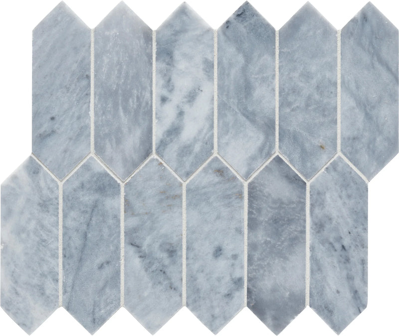 Completa Marble Series D Blue Ribbon Honed Marble Mosaic