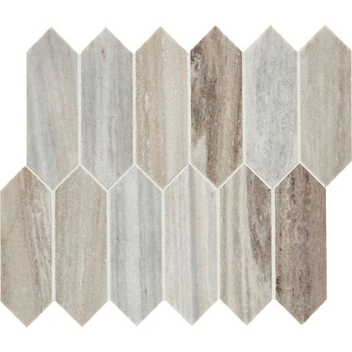 Completa Marble Series Skyline Picket Honed Mosaic