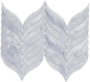 Completa Marble Series Sky Blue Penny Round 3/4 Mesh Honed Marble Mosaic