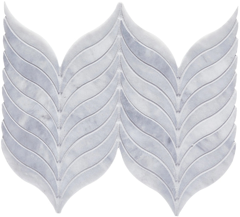 Completa Marble Series Sky Blue Ellipse Honed Mosaic