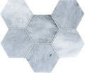 Completa Marble Series Sky Blue Ellipse Honed Mosaic