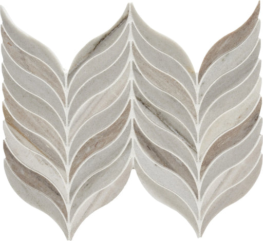 Completa Series Skyline Honed Feather Marble Mosaic