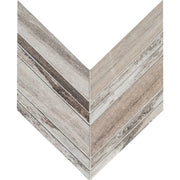 Completa Series Skyline Honed Chevron Marble Mosaic