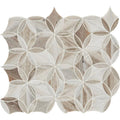 Completa Marble Series Skyline 2x2 Hexagon Multi Finish Mesh Marble Mosaic