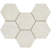 Completa Terra Nova Hexagon 4 Inch Honed Marble Mosaic