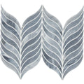 Completa Series D Blue Feather Honed Marble Mosaic