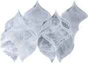 Completa Marble Series Sky Blue Penny Round 3/4 Mesh Honed Marble Mosaic