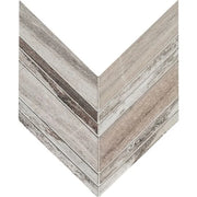 Completa Series Skyline Honed Chevron Marble Mosaic
