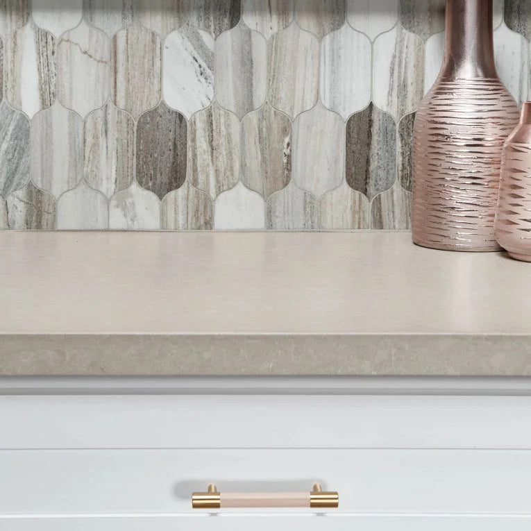 Completa Marble Series Skyline Rhomboid Honed Mosaic