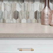 Completa Series Skyline Lotus Honed Marble Mosaic