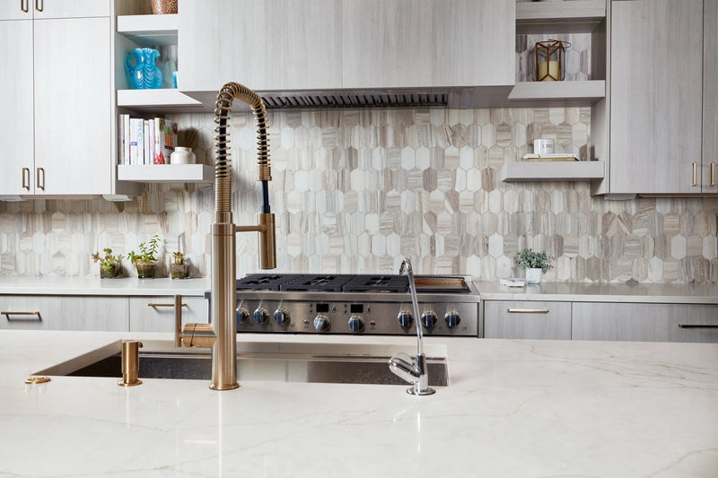 Completa Marble Series Skyline Penny Round 3/4 Honed Mosaic