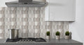 Completa Marble Series Skyline 2x2 Hexagon Multi Finish Mesh Marble Mosaic