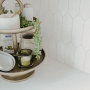 Completa Marble Series Terra Nova Picket Honed Marble Mosaic