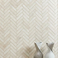 Completa Marble Series Terra Nova 1x4 Herringbone Honed Mesh Marble Mosaic