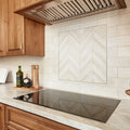 Completa Terra Nova Oval Honed Marble Mosaic