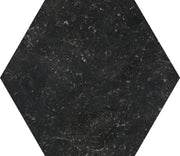 Concert Black 7x6 Hexagon Porcelain Tile