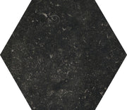 Concert Black 7x6 Hexagon Porcelain Tile