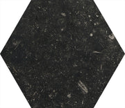 Concert Black 7x6 Hexagon Porcelain Tile