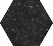 Concert Black 7x6 Hexagon Porcelain Tile