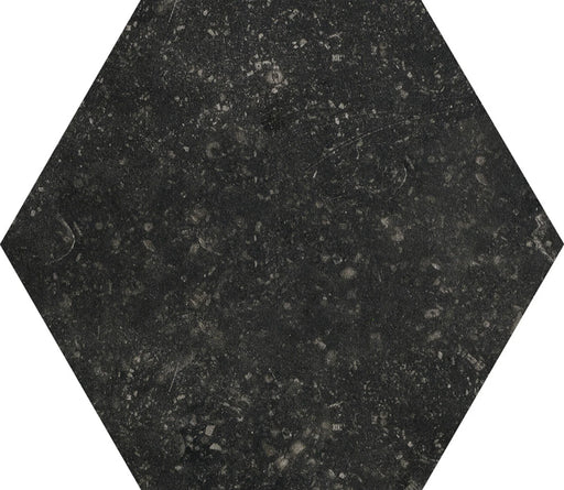 Concert Black 7x6 Hexagon Porcelain Tile