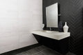 Concerto Black 1/2x9-3/4 Pencil Bullnose Matte Ceramic/Porcelain Trim