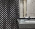 Concerto Black 1/2x9-3/4 Pencil Bullnose Matte Ceramic/Porcelain Trim