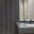 Concerto Black 2-1/4x9-3/4 Matte Ceramic / Porcelain Tile