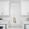Concerto White 2-1/4x9-3/4 Glossy Ceramic / Porcelain Tile