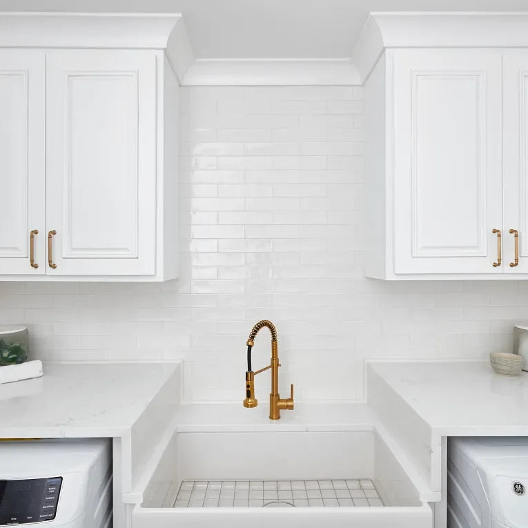 Concerto White 2-1/4x9-3/4 Glossy Ceramic / Porcelain Tile