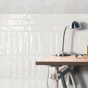 Concerto White 2-1/4x9-3/4 Glossy Ceramic / Porcelain Tile