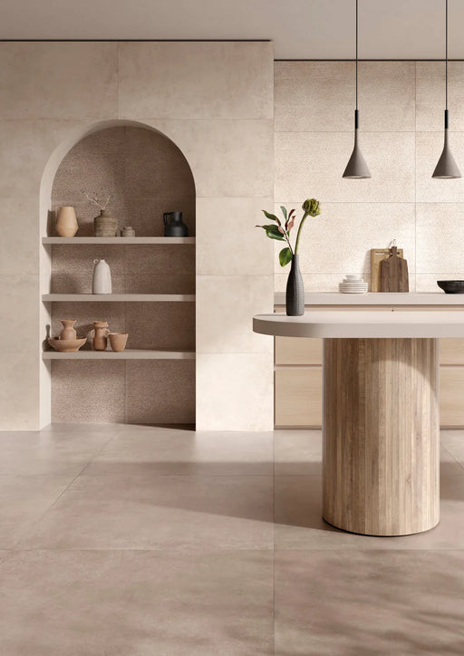 Conrad White Deco 24x48 Matte Porcelain Wall Tile