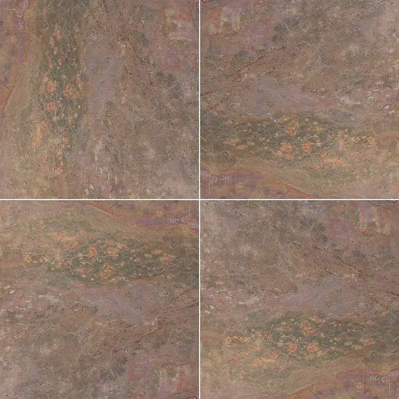 Copper 12x12 Gauged Quartzite Tile