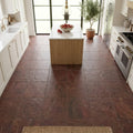 Copper 12x12 Gauged Quartzite Tile — Kitchen floor