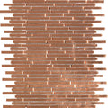 Copper Mirror 10.43x11.22 Irregular Glass Mosaic