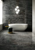 Cosmic Black 3x12 Surface Bullnose Porcelain Trim