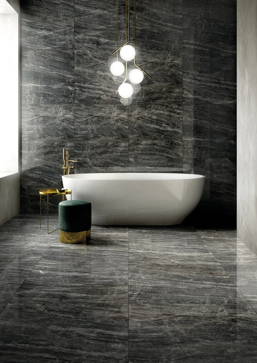 Cosmic Series Black 24x48 Matte Porcelain Tile