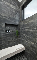 Cosmic Black 3x12 Surface Bullnose Porcelain Trim