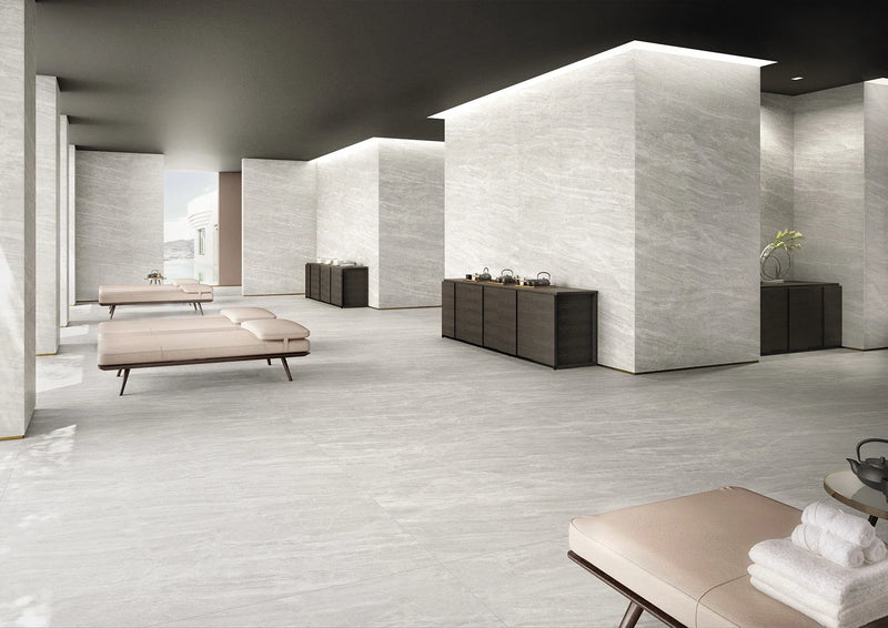 Cosmic Grey 3x12 Surface Bullnose Porcelain Trim