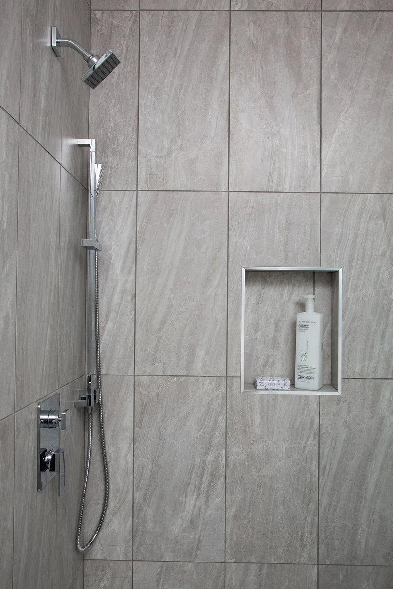 Cosmic Grey 3x12 Surface Bullnose Porcelain Trim