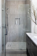 Cosmic Grey 3x12 Surface Bullnose Porcelain Trim
