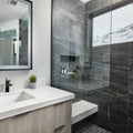 Cosmic Black 3x12 Surface Bullnose Porcelain Trim