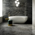 Cosmic Black 3x12 Surface Bullnose Porcelain Trim