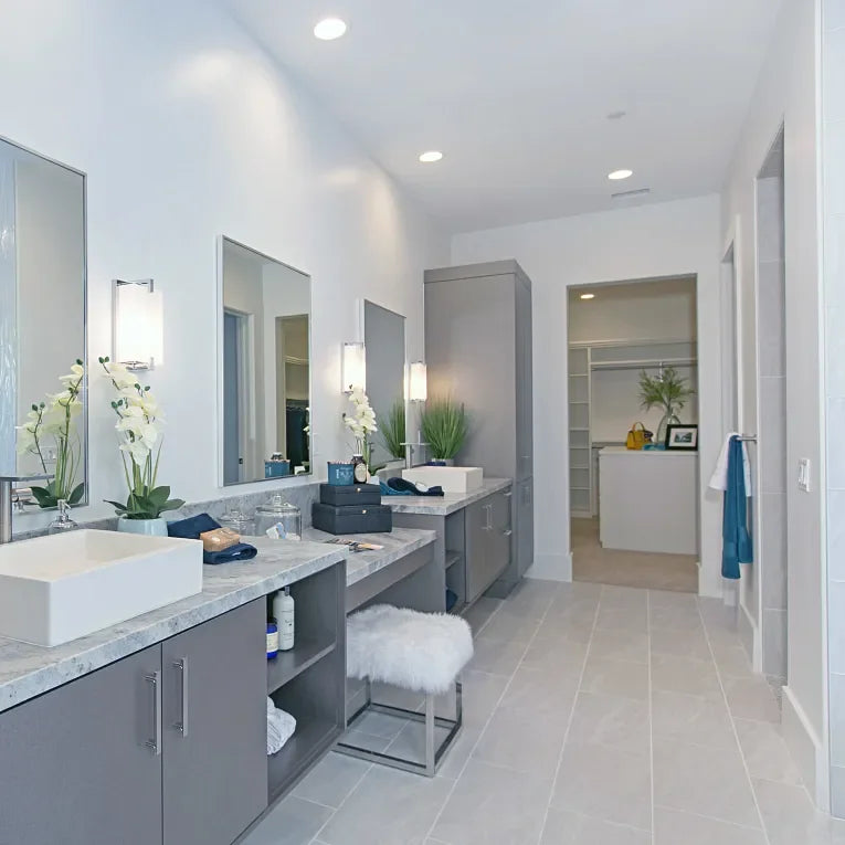 Cosmic White 3x12 Surface Bullnose Porcelain Trim