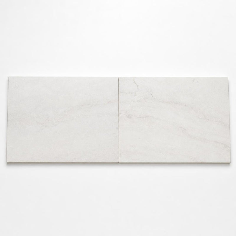Cosmic White 16x24 Sandblast Limestone Paver close-up