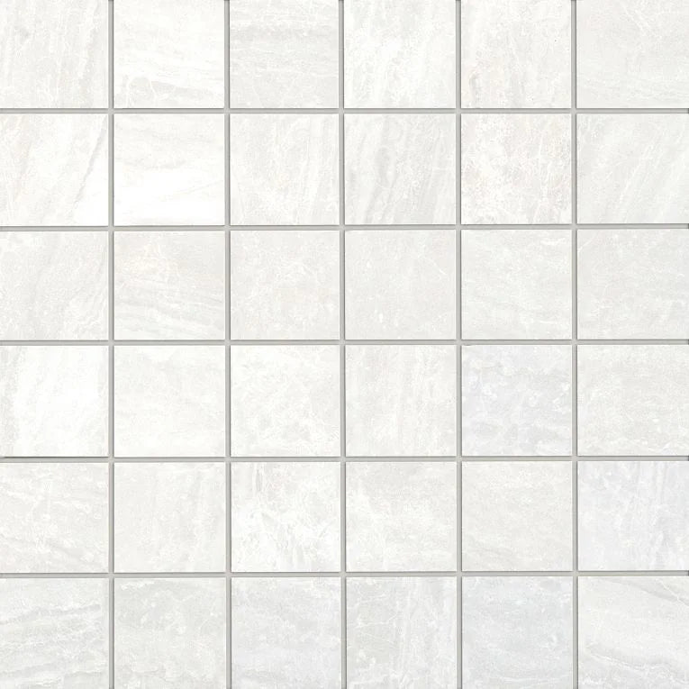 Cosmic White 2x2 Porcelain Mosaic