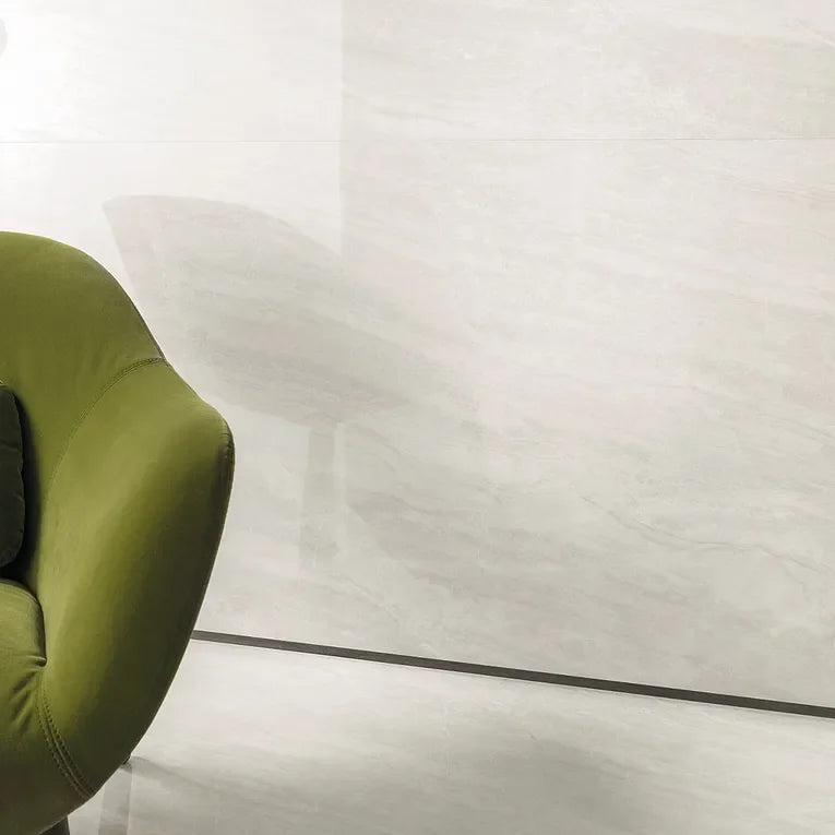 Cosmic White 3x12 Surface Bullnose Porcelain Trim
