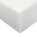 Cosmic White 3D Wave 6x18 Corner Honed Marble Stacked Ledger Stone