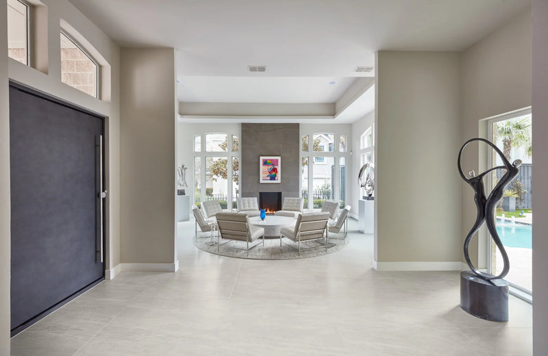 Cosmic White 3x12 Surface Bullnose Porcelain Trim