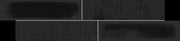Cosmopolitan Black Deco 04x16 Matte Ceramic Wall Tile