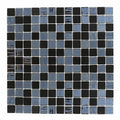 Cosmos Negro 12 1/4x12 1/4 Glass Blend Mosaic